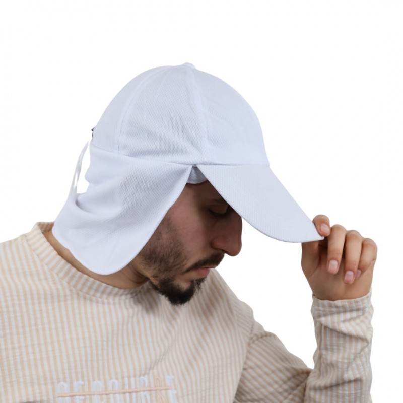 ⁦طاقية للرأس والرقبة للرجال لون أبيض⁩ - الصورة ⁦1⁩
