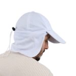 ⁦طاقية للرأس والرقبة للرجال لون أبيض⁩ - الصورة ⁦2⁩