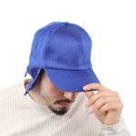 ⁦طاقية للرأس والرقبة للرجال لون أزرق⁩ - الصورة ⁦2⁩