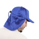 ⁦طاقية للرأس والرقبة للرجال لون أزرق⁩ - الصورة ⁦3⁩