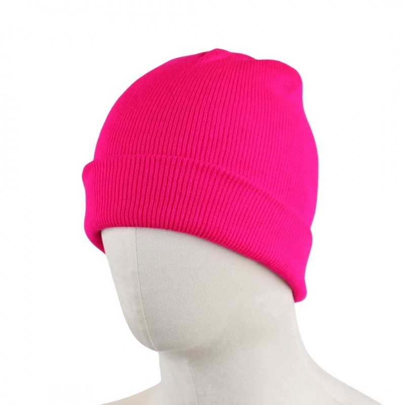 ⁦طاقية صوف لون فوشي⁩ - الصورة ⁦1⁩