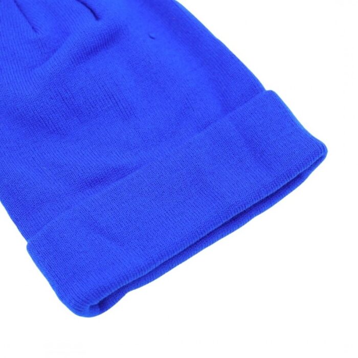 ⁦طاقية صوف لون نيلي⁩ - الصورة ⁦4⁩