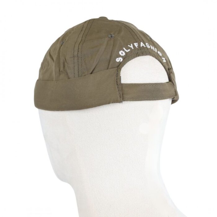 ⁦طاقية لون زيتي⁩ - الصورة ⁦2⁩