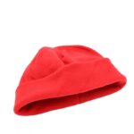 ⁦طاقية صوف لون أحمر⁩ - الصورة ⁦2⁩