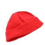 ⁦طاقية صوف لون أحمر⁩ - الصورة ⁦3⁩