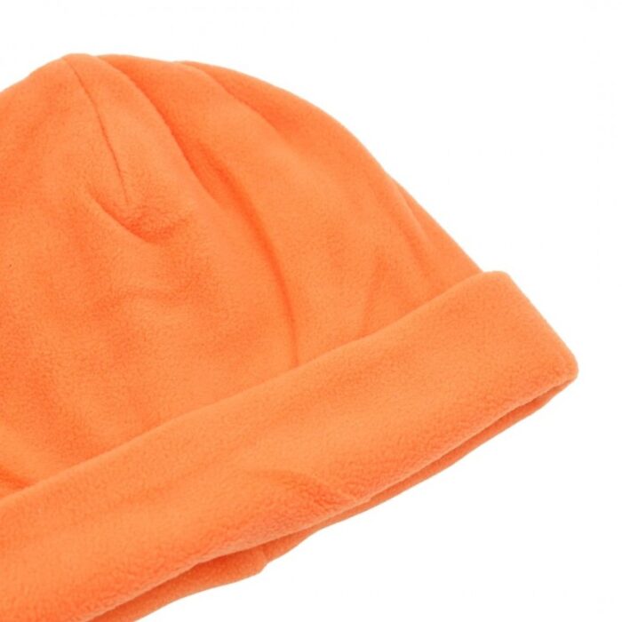 ⁦طاقية صوف لون برتقالي⁩ - الصورة ⁦2⁩