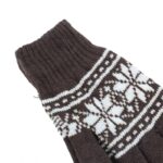 ⁦كفوف صوف لون بني⁩ - الصورة ⁦4⁩