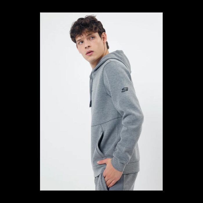 ⁦Skechers Men's Interlock Sporty Look Hoodie⁩ - الصورة ⁦2⁩