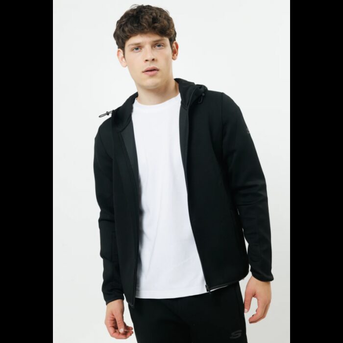 ⁦Skechers Men's Interlock Hooded Jacket⁩ - الصورة ⁦4⁩