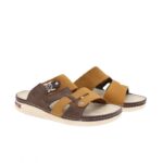 شبشب للرجال لون بني وعسلي