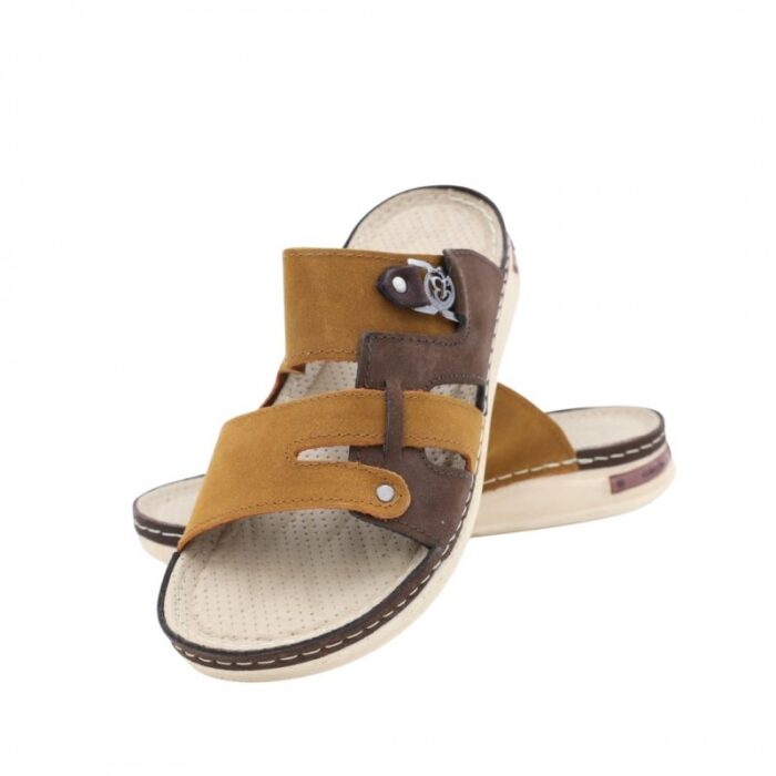 ⁦شبشب للرجال لون بني وعسلي⁩ - الصورة ⁦7⁩