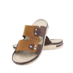 ⁦شبشب للرجال لون بني و زيتي⁩ - الصورة ⁦5⁩