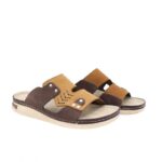 ⁦شبشب للرجال لون بني و زيتي⁩ - الصورة ⁦6⁩