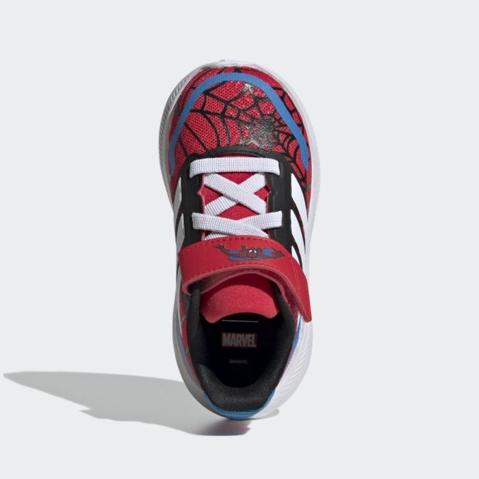 ⁦adidas Kids' Marvel Spider-Man Runfalcon 3.0 Shoes - Red⁩ - الصورة ⁦3⁩