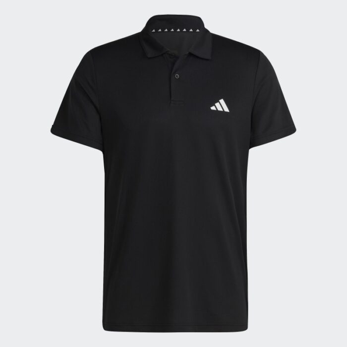 ⁦adidas Mens' Train Essentials Training Polo Shirt - Black⁩ - الصورة ⁦2⁩