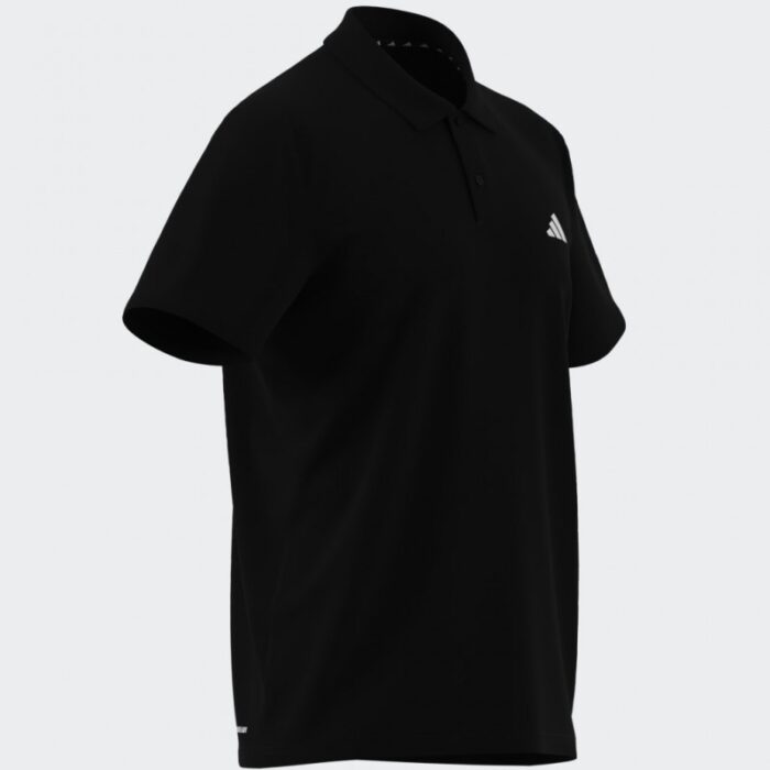⁦adidas Mens' Train Essentials Training Polo Shirt - Black⁩ - الصورة ⁦4⁩