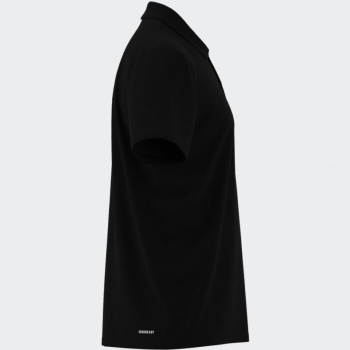 ⁦adidas Mens' Train Essentials Training Polo Shirt - Black⁩ - الصورة ⁦5⁩