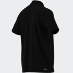 ⁦adidas Mens' Train Essentials Training Polo Shirt - Black⁩ - الصورة ⁦6⁩