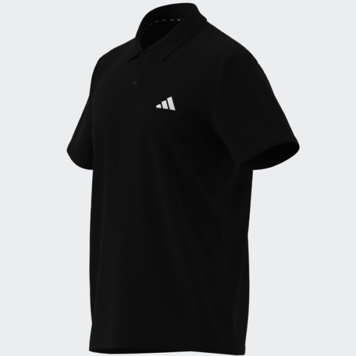 ⁦adidas Mens' Train Essentials Training Polo Shirt - Black⁩ - الصورة ⁦10⁩