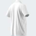 ⁦adidas Mens' Train Essentials Training Polo Shirt - White⁩ - الصورة ⁦6⁩