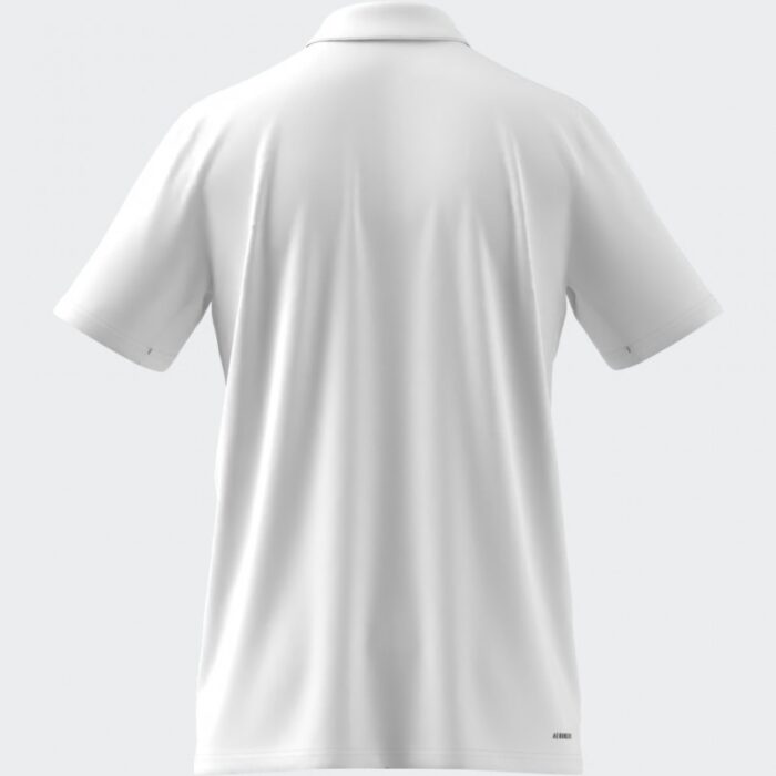 ⁦adidas Mens' Train Essentials Training Polo Shirt - White⁩ - الصورة ⁦7⁩