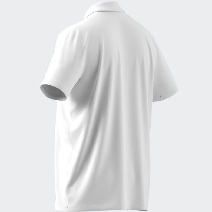 ⁦adidas Mens' Train Essentials Training Polo Shirt - White⁩ - الصورة ⁦8⁩