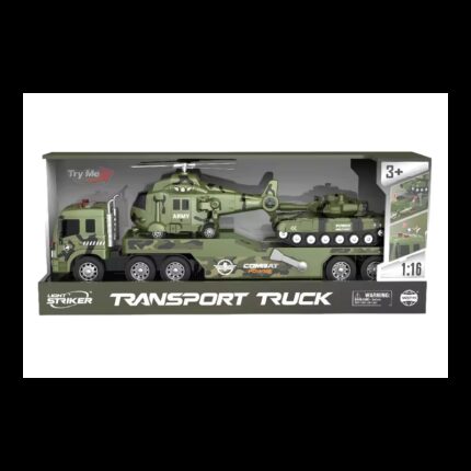 لعبة حاملة دبابة + طيارة transport truck