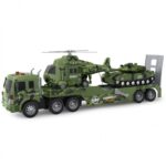 ⁦لعبة حاملة دبابة + طيارة transport truck⁩ - الصورة ⁦5⁩