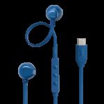 ⁦JBL Tune 305C USB Wired Hi-Res Earbud Headphones-Blue⁩ - الصورة ⁦2⁩