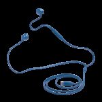 ⁦JBL Tune 305C USB Wired Hi-Res Earbud Headphones-Blue⁩ - الصورة ⁦7⁩
