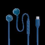 ⁦JBL Tune 305C USB Wired Hi-Res Earbud Headphones-Blue⁩ - الصورة ⁦8⁩