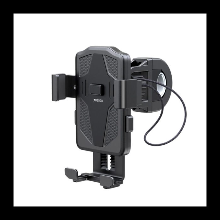 ⁦Yesido C94 Easily Using Adjustable Mount Cellphone Holder For Bicycle Silicon⁩ - الصورة ⁦2⁩