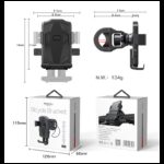 ⁦Yesido C94 Easily Using Adjustable Mount Cellphone Holder For Bicycle Silicon⁩ - الصورة ⁦5⁩