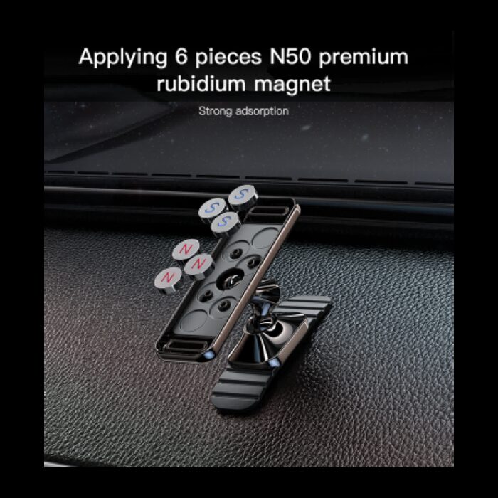 ⁦Yesido C150 Dashboard Magnetic Cellphone Mount Universal 360 Degree Adjustable Mobile Car Phone Holder⁩ - الصورة ⁦4⁩