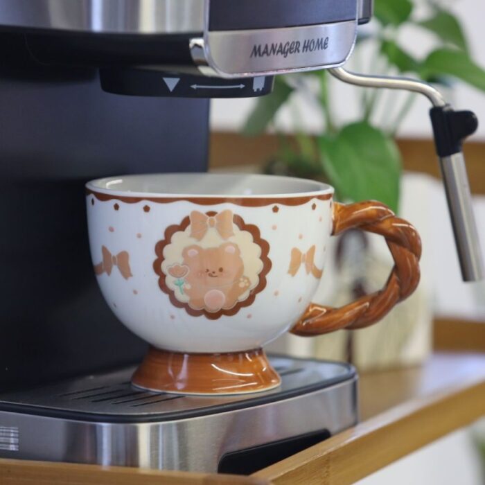 ⁦مج حجم كبير لون بني⁩ - الصورة ⁦3⁩