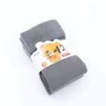 ⁦جوارب شتوية للأطفال (2 زوجين) لون رمادي⁩ - الصورة ⁦2⁩