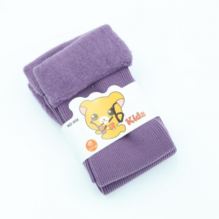 103377598_67de0d4488334 جوارب شتوية للأطفال (2 زوجين) لون بنفسجي - الصورة 1