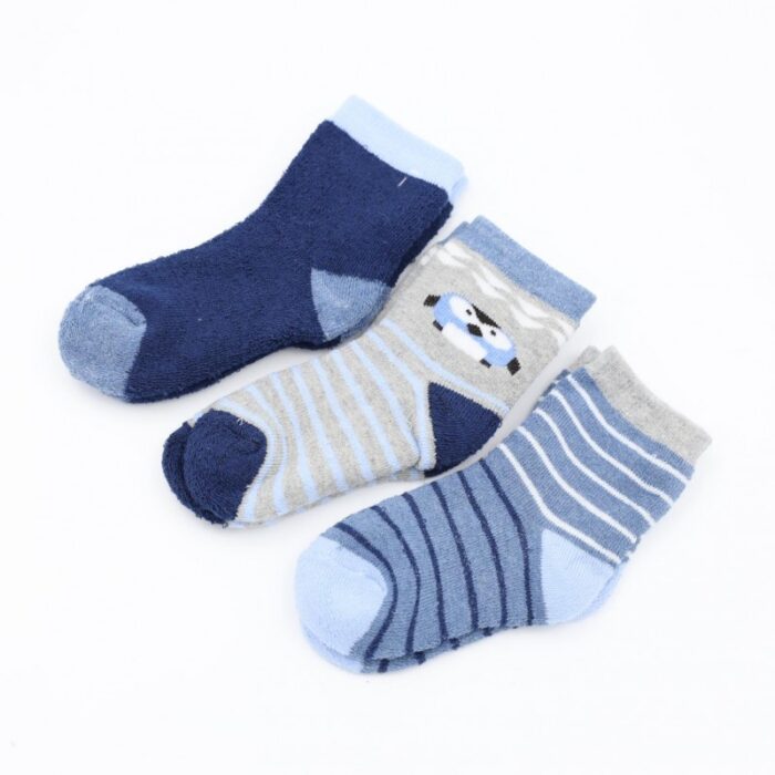 103377603_67de0d781afce جوارب شتوية طويلة للأطفال (3 أزواج) بألوان متعددة - الصورة 1