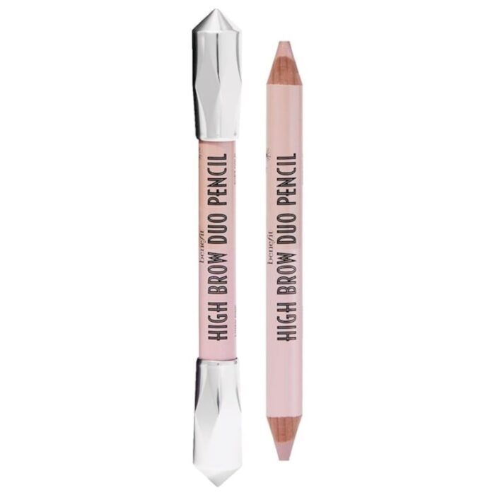 ⁦Benefit High Brow Duo Pencil - Linen Pink/Soft Gold (Light) 2x1.4g Ounce - قلم تحديد الحواجب هاي برو ديو من بينيفت لون وردي كتان/ذهبي ناعم⁩ - الصورة ⁦2⁩