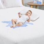 ⁦ملف فرشة ضد الماء حجم 90×200سم لون أبيض⁩ - الصورة ⁦2⁩