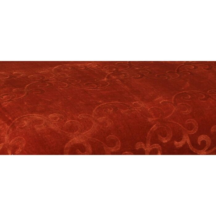 ⁦حرام مخمل حفر مجوز 220×240 سم لون أحمر⁩ - الصورة ⁦2⁩