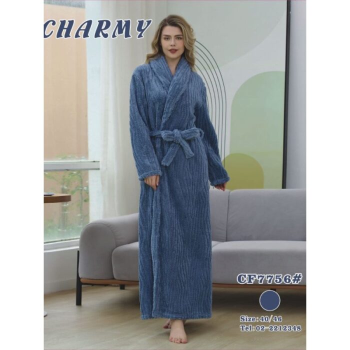 103377687_67de0df196097 روب ستاتي طويل لون أزرق سماوي - الصورة 1