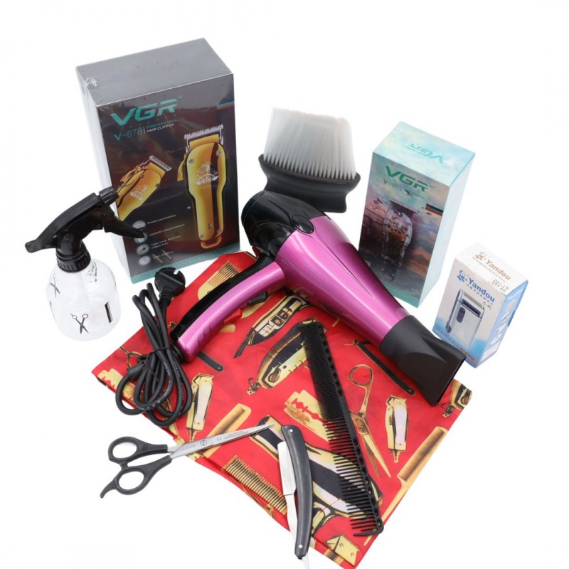 ⁦بكج حلاقة مكون من 10 قطع⁩ - الصورة ⁦1⁩