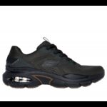 ⁦Skechers Men's Skech-Air Ventura Shoes - حذاء سكيتشرز سكيتش اير فينتشرا للرجال لون زيتي وأسود⁩ - الصورة ⁦2⁩