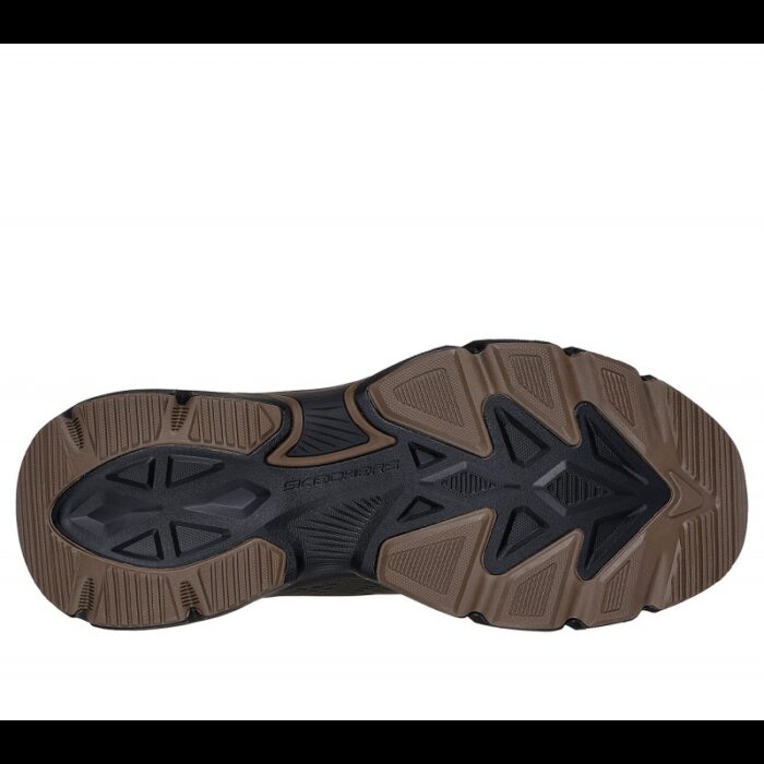 ⁦Skechers Men's Skech-Air Ventura Shoes - حذاء سكيتشرز سكيتش اير فينتشرا للرجال لون زيتي وأسود⁩ - الصورة ⁦4⁩