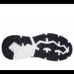 ⁦Skechers Men's D'Lux Journey Shoes - حذاء سكيتشرز دي لوكس جورني للرجال لون أسود ونعل أبيض⁩ - الصورة ⁦4⁩