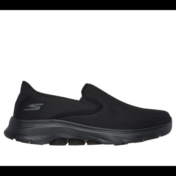 ⁦Skechers Men's GOwalk 7 Shoes - حذاء سكيتشرز جو ووك 7 للرجال لون أسود⁩ - الصورة ⁦2⁩