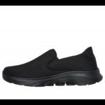 ⁦Skechers Men's GOwalk 7 Shoes - حذاء سكيتشرز جو ووك 7 للرجال لون أسود⁩ - الصورة ⁦5⁩
