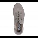 ⁦Skechers Men's Slip-ins: Summits - High Range Shoes - حذاء سكيتشرز سليب ان: سوميتس– هاي رينج للرجال لون بيج ونعل ابيض⁩ - الصورة ⁦3⁩