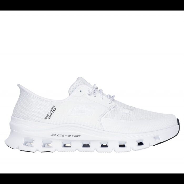 ⁦Skechers Men's Slip-ins: Glide-Step Pro Shoes - حذاء سكيتشرز سليب انس: جلايد ستيب برو للرجال لون ابيض⁩ - الصورة ⁦2⁩